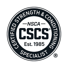 NSCA CSCS Logo to highlight cortney welch's credentials
