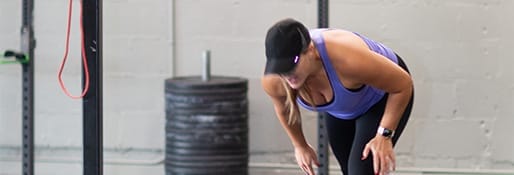 woman starting her running training